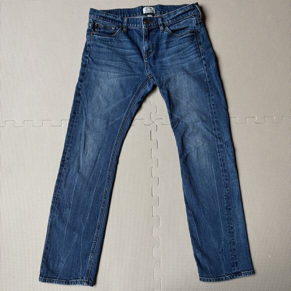 J Crew Selvedge Matchstick Straight Jeans Womens Size 26 Petite Premium Denim - Picture 2 of 15